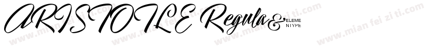 ARISTOTLE Regula字体转换
